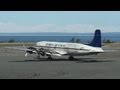 Alaska Classic!  Everts Air Cargo DC6 departs from Anchorage - N151.