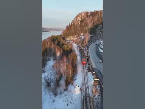 Шикарный вид! Электричка Дивногорск-Красноярск! Хорошего всем пути и ...