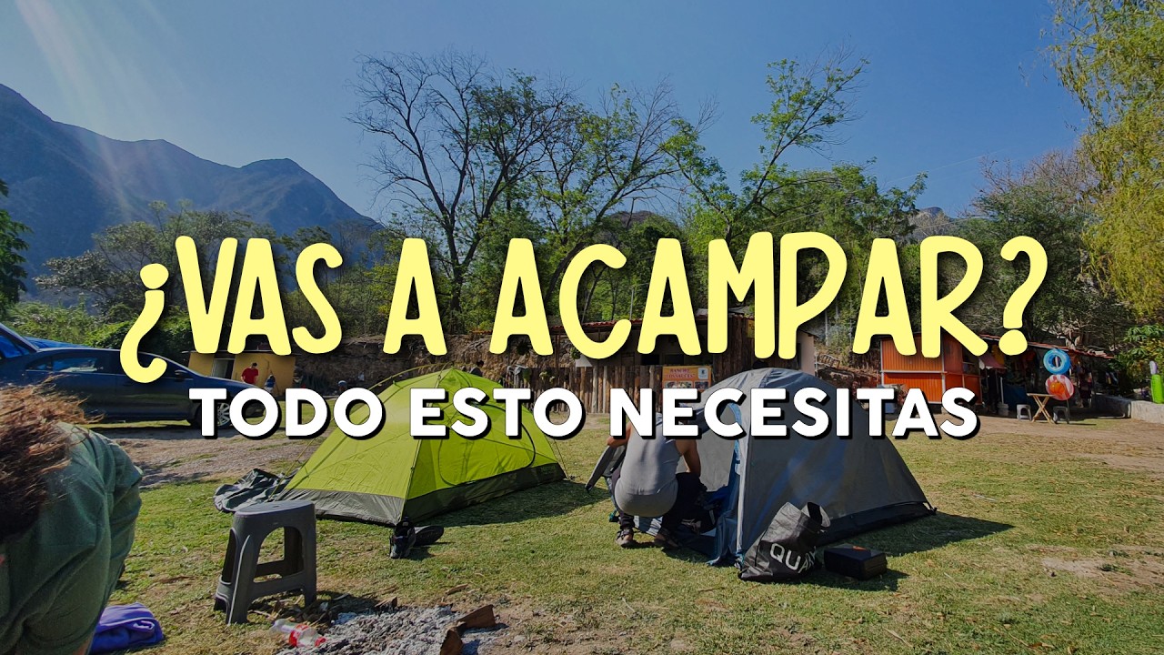 Esto es lo que necesitas para ACAMPAR ⛺️ que no se te olvide nada ✅