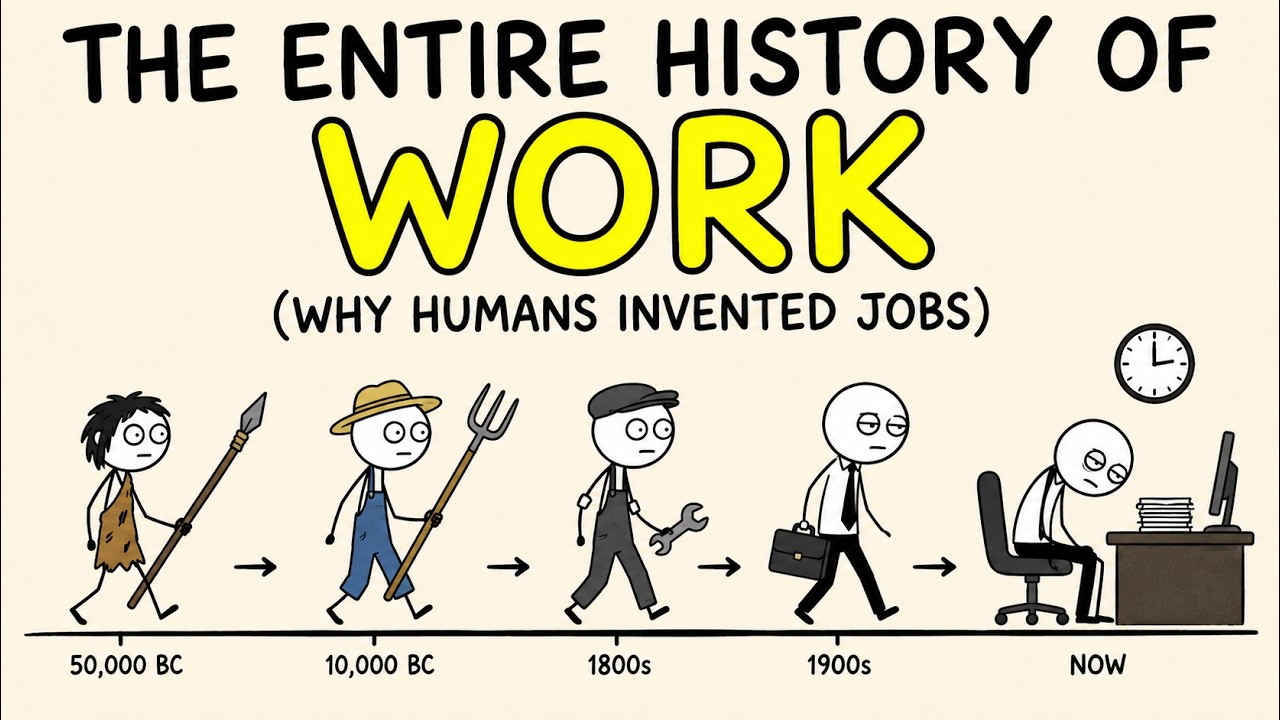 Working Invention The ENTIRE History of WORK (Why Humans Invented Jobs) - YouTube