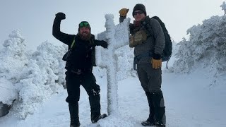 Hiking the OLDEST HIKING TRAIL in AMERICA / Mt Pierce Winter hike
