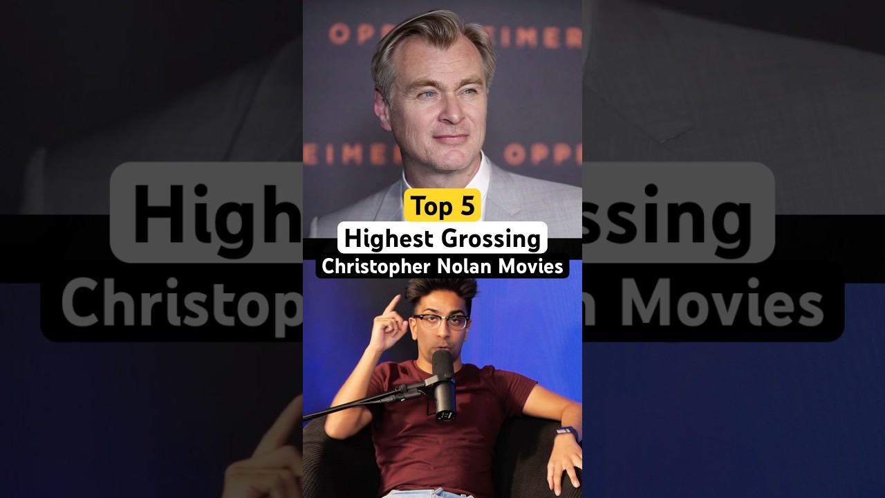 Top 5 Highest Grossing Christopher Nolan Movies 🍿