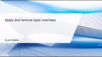 Professional AutoCAD for Design and Drafting Lesson 2.4:- Apply and remove layer overrides