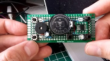 Simon game with Attiny13a ver. Prototype PCB