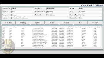 How to Create a Data Entry Form with MySQL Database and Treeview in Python - Part 2 of 3
