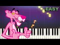 Pink Panther Theme - EASY Piano Tutorial