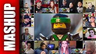 THE LEGO NINJAGO MOVIE Trailer Reactions Mashup THE LEGO NINJAGO MOVIE Trailer Reactions Mashup