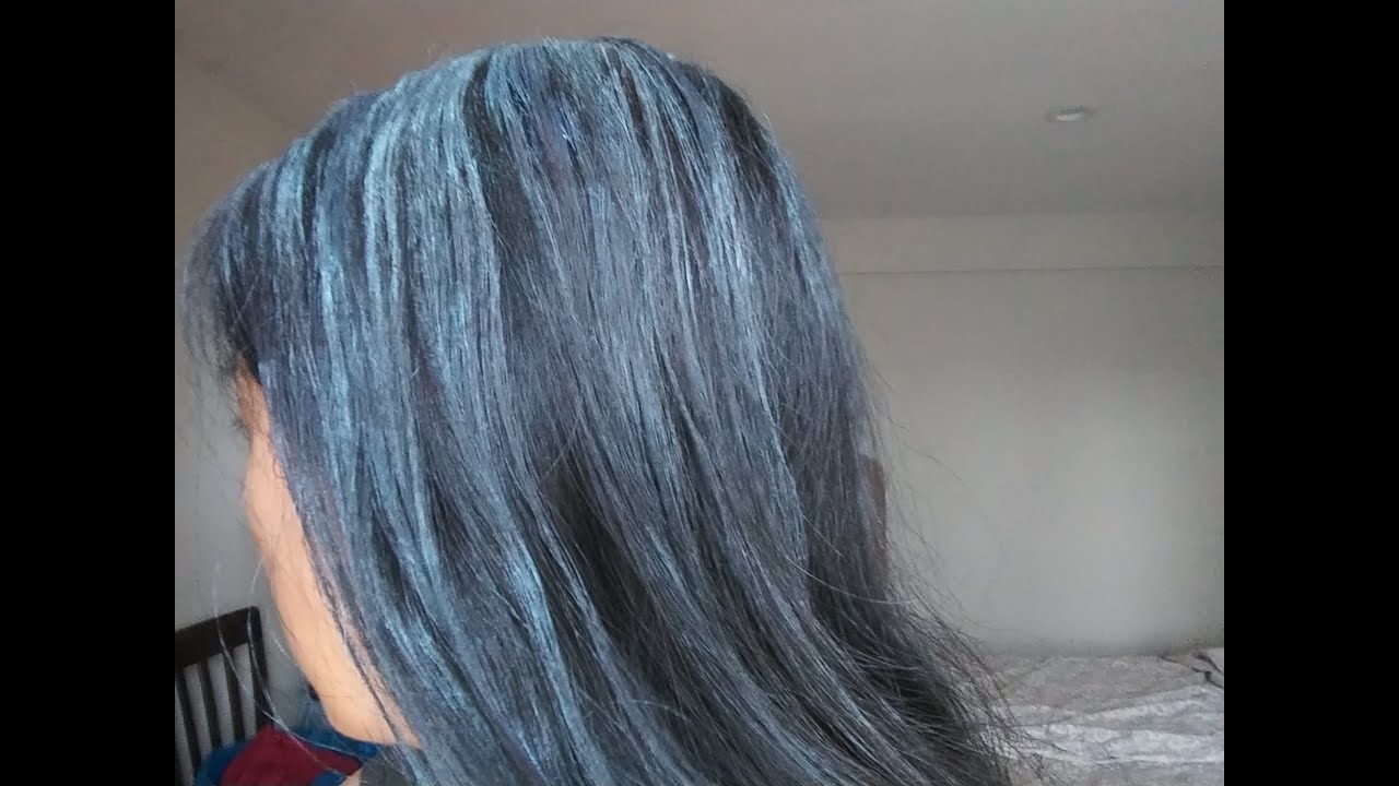 BTZ Split Decision Temporary Hair Color Violet to Blue v2 YouTube