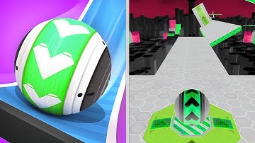 Gyrosphere Trials 🎱 vs Reverse gameplay  Colour Run walkthrough , iOS Android New Update part : 1736