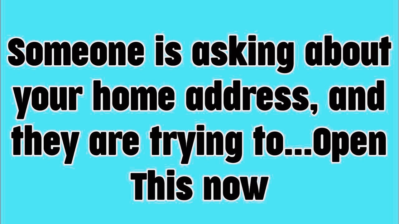 God Says; Someone is asking about your home address..| God Message Today #godmessage #bible #divine