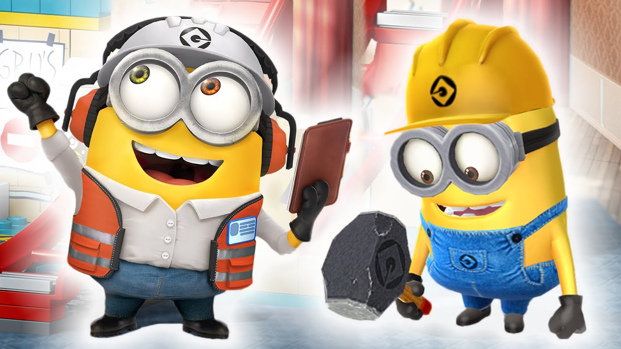 Engineer Bob Vs Worker Minion ! In Ice-ice Rocket event - YouTube