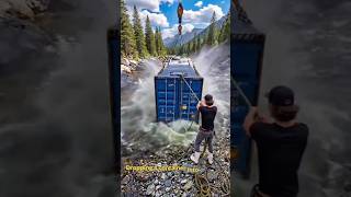 Epic Underwater Room Built from a Shipping Container! 🌊 #SecretRoom #ContainerHouse #Aquarium