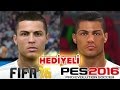 FIFA 16 - PES 2016 Grafik Karşılaştırması (Hediyeli)