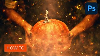 Make a Fiery Halloween Pumpkin in Adobe Photoshop screenshot 5