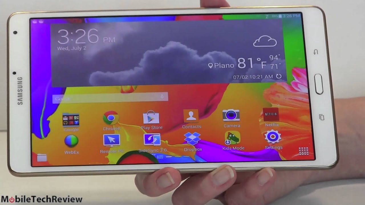 Samsung Galaxy Tab S 8.4 Review - YouTube