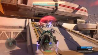 Luckiest Grunt ever (Halo 5 funny moments)
