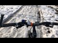 Zkouška kola na sněhu / CykloVlog #14