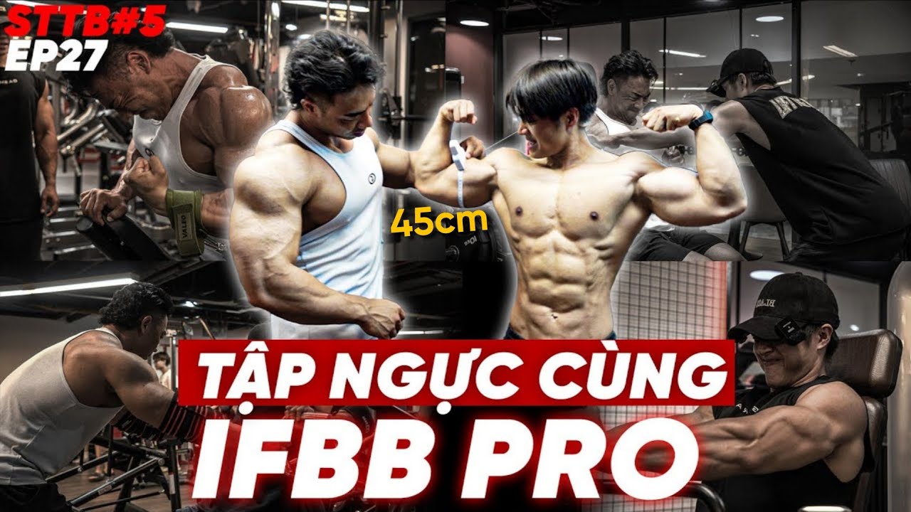 Tập Luyện và Check Pose Cùng IFBB PRO 