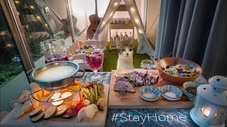 【MCO】How to Enjoy Stay Home in Malaysia | 4K Camping ASMR マレーシアの自宅でキャンプしてみた