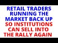 Stock Market CRASH -Head &amp; Shoulders Top Forming - Once the Right Shoulders Complete, IT'S OVER!!!