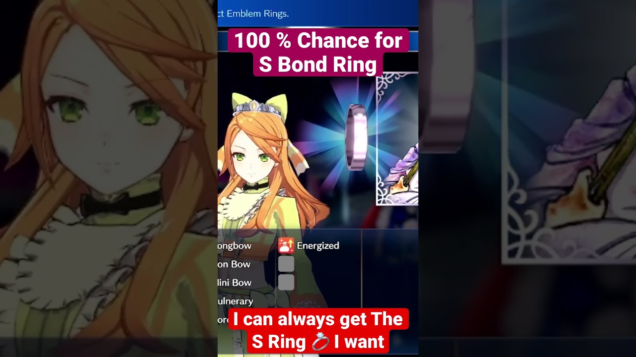 100% Chance to Craft S Bond Ring Fire Emblem Engage Method Trick 