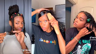 20 SIMPLE NATURAL HAIRSTYLES TUTORIALS  PROTECTIVE HAIRSTYLES COMPILATION