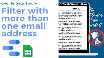 Data Studio Mulitple Email Address Filtering