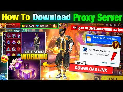 HOW TO DOWNLOAD PROXY SERVER IN FREE FIRE, HOW TO USE PROXY SERVER IN FREE FIRE, VIP PROXY SERVER