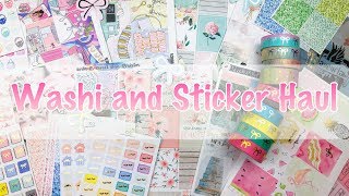 Etsy Washi and Sticker Haul