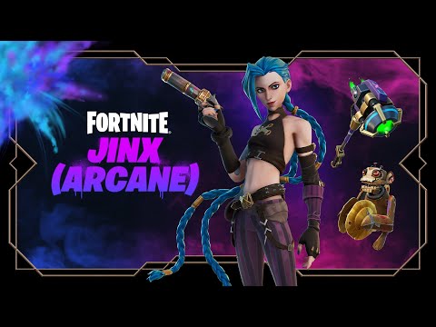 Jinx (Arcane), de League of Legends, Espalha o Caos no Fortnite