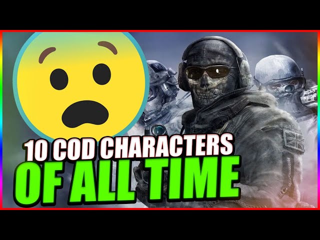 Greatest Call of Duty Characters in History ☆ Top 10 COD Characters