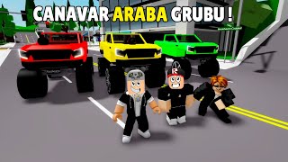 Canavar Araba Takımı Kurduk !! - Roblox Brookhaven screenshot 2