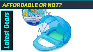 Best Pool Float Ever? SwimWays Spring Float Recliner Canopy
