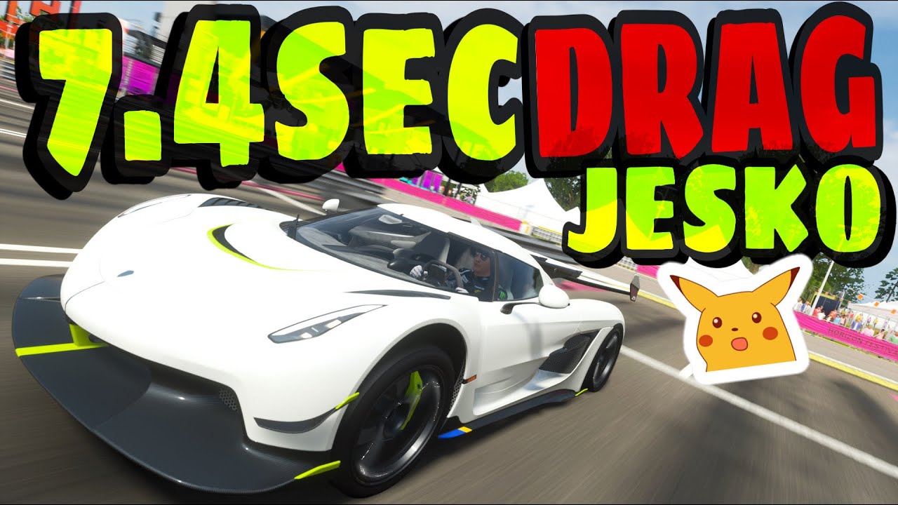 KOENIGSEGG JESKO ( 7.4sec DRAG TUNE ) FORZA HORIZON 4 - YouTube