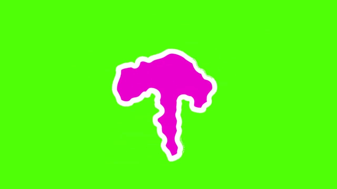 Neon Smoke Silhouette - Abstract Loop