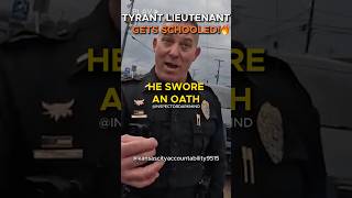Seasoned Lieutenant Gets Schooled On Actual Law When Violating 4th Amendment Rights Without RAS