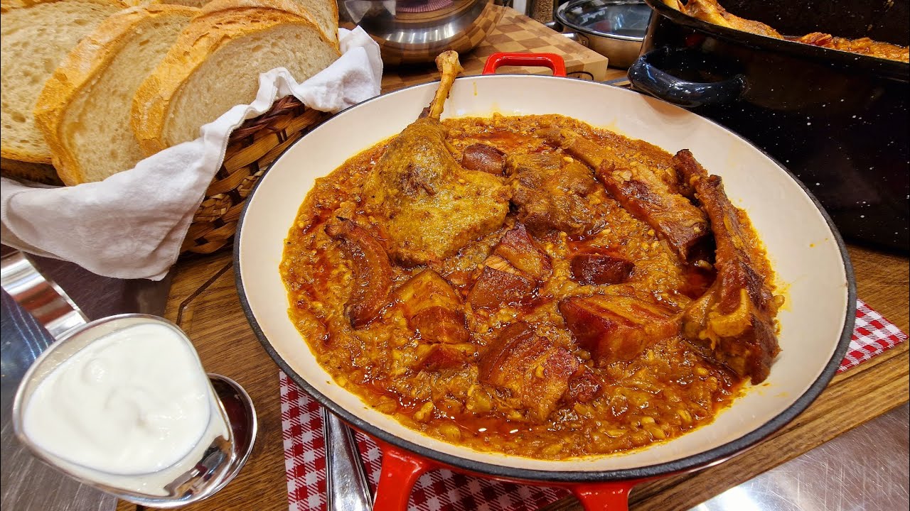 Cigánykáposzta 🎄🎉👍 Libacombbal ~Tarjával 