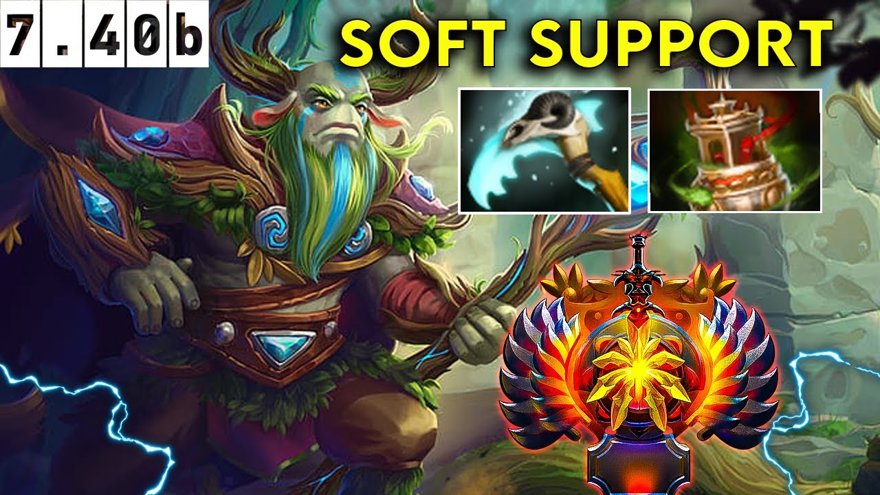 Nature Prophet Immortal Soft Support - Dota 2 Patch 7.40b Pro Pub Gameplay