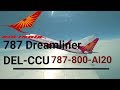 Air India AI20 DEL TO CCU