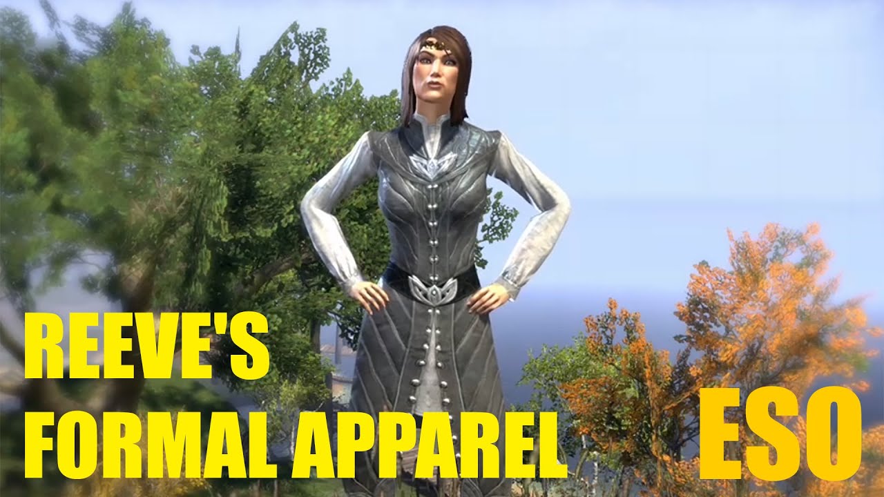 ESO Reeve's Formal Apparel Outfit Elder Scrolls Online YouTube