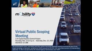 I-35 CapEx Public Scoping Overview