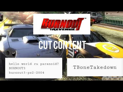 Burnout Revenge Cut content