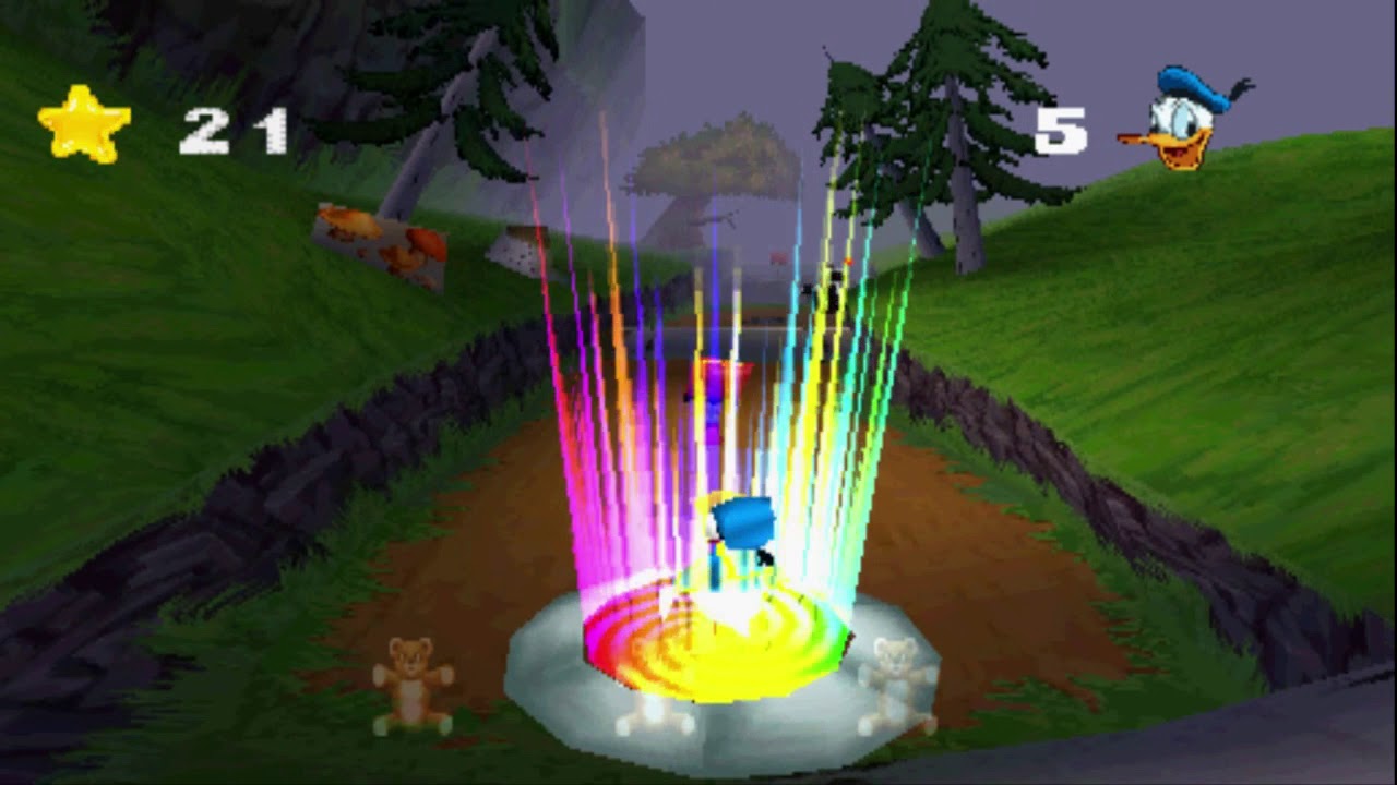 Donald Duck: Quak attack полное прохождение (PS1)