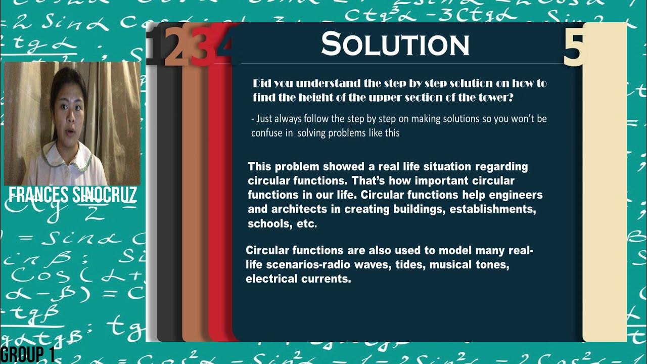 Problem Solving involving Circular Functions - YouTube