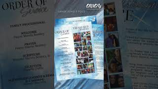 Celebrity Demar Leshawn Moore-Funeral Program Large Single Fold Net Worth