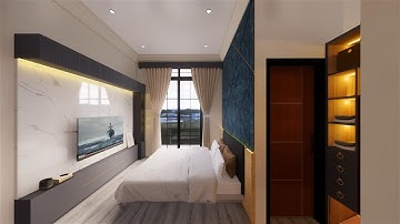 Sketchup House Design + Enscape Rendering | 12 x 12 m | Classic Modern