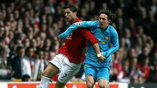 The First Time Ronaldo and Messi Played Against Each Other