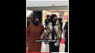 Wife of ex-army chief charged with receiving RM5,000 from unlawful activities