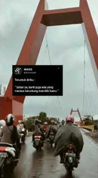 Story wa perjalanan di jalan