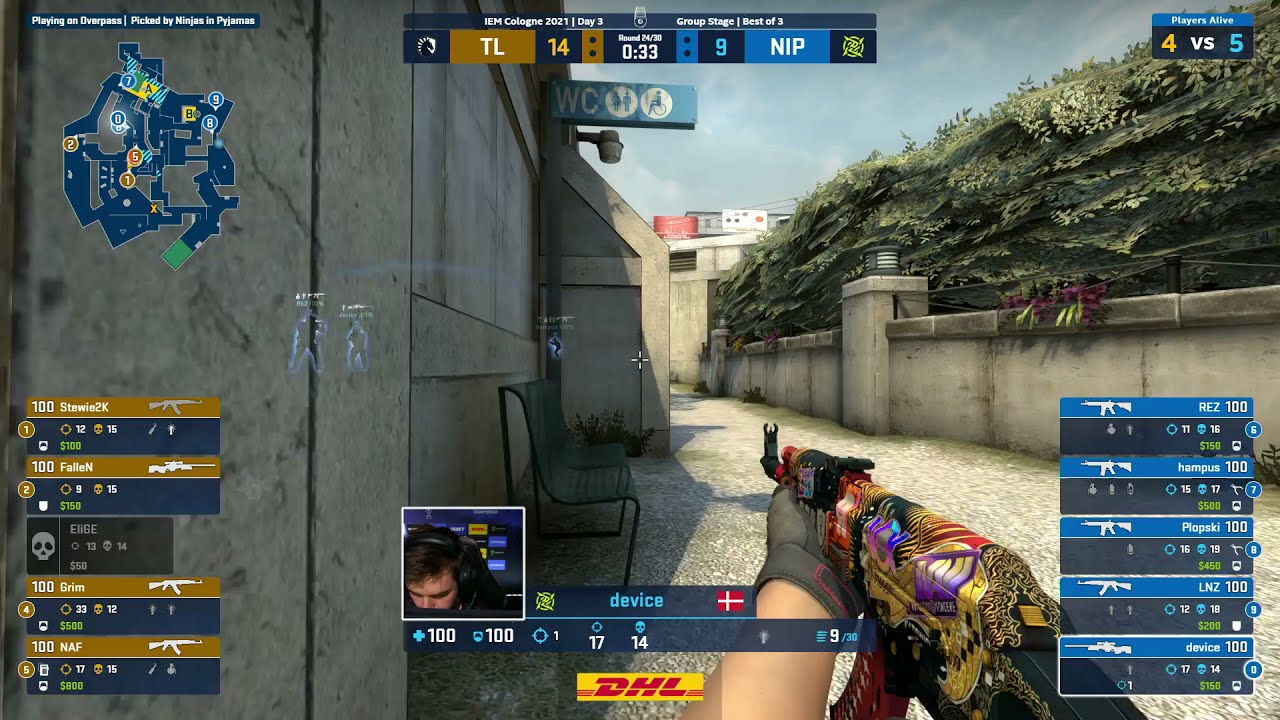 NiP Device 5 AWP Kills VS Team Liquid | CSGO Best Moments | CSGO Highlights